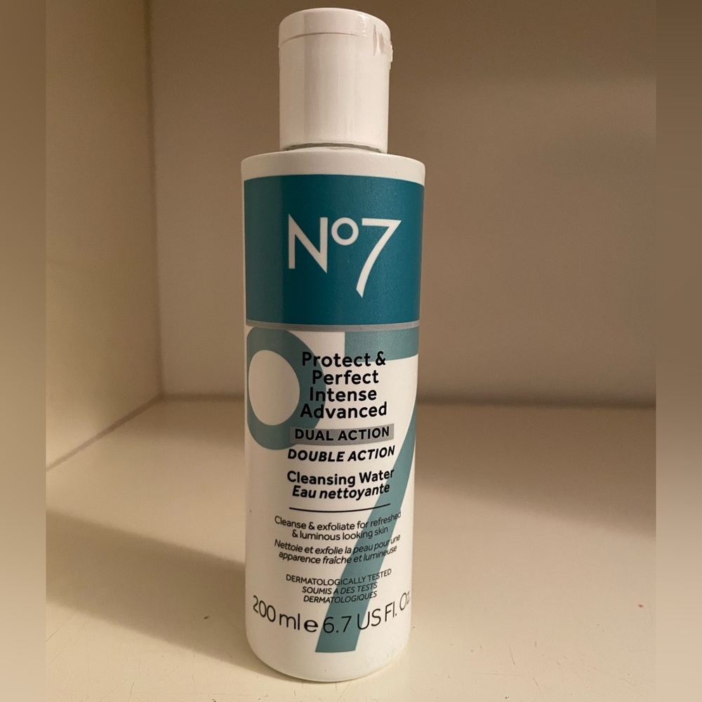 No7 Protect & Perfect Intense Advanced Dual Action Cleansing Water 6.7 Oz